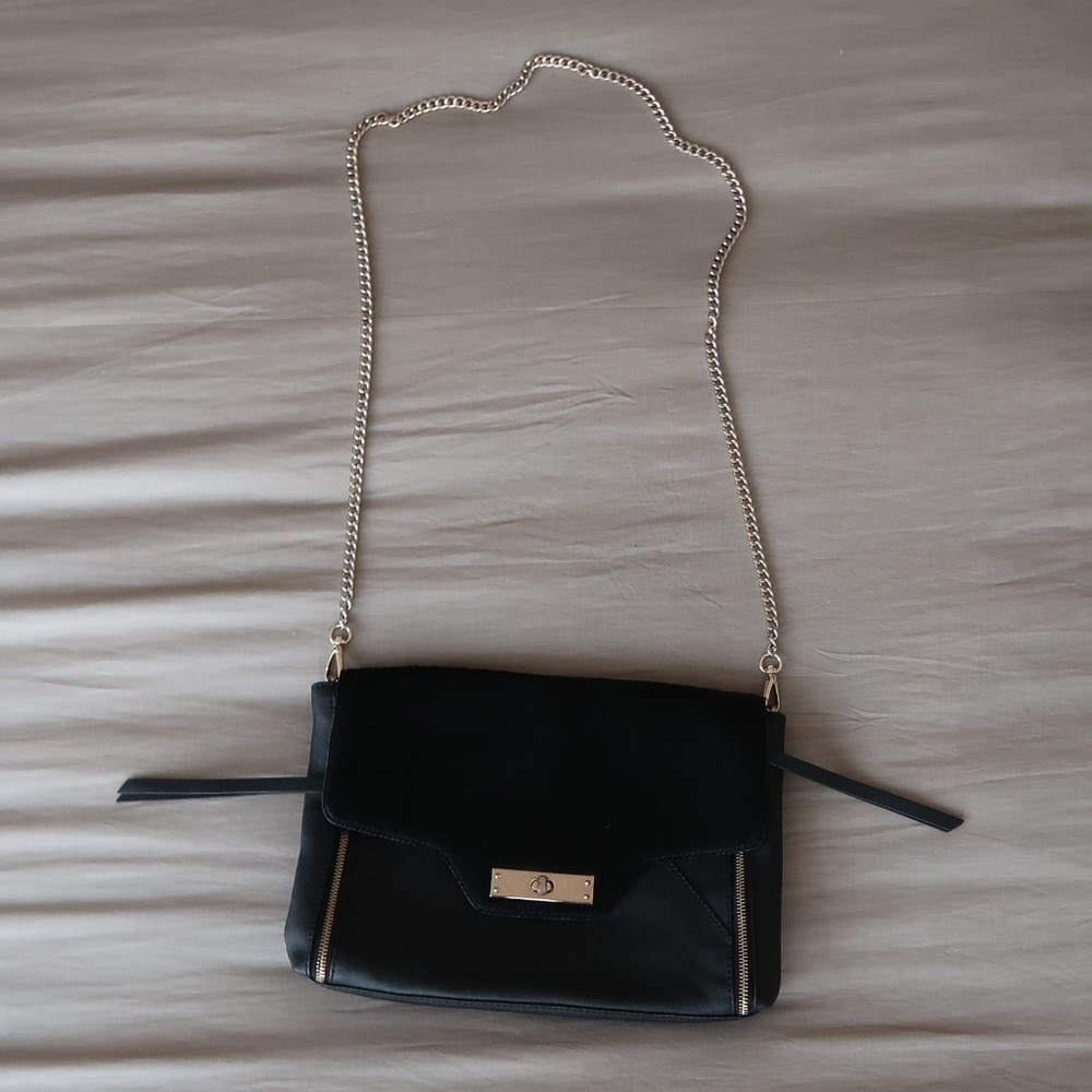 Marciano Black Flap Crossbody